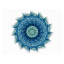 Art 7 de kaléidoscope de ressacs carte postale