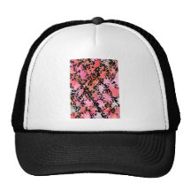 Art abstrait casquettes