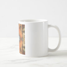 art abstrait coloré avec un signe de nature indien tasse à café