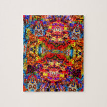 Art abstrait coloré de Digitals Puzzles