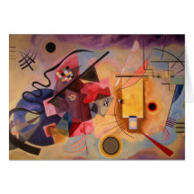 Art abstrait de Kandinsky Carte De Vœux