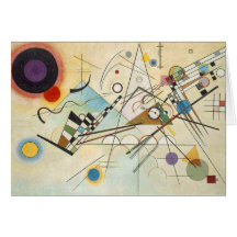 Art abstrait de Kandinsky Cartes De Vœux