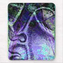 Art bleu Mousepad de sérénité Tapis De Souris