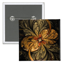 Art brillant de fractale de feuille pin's