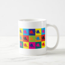 Art de bruit de paléontologie tasse à café