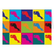 Art de bruit de patinage de vitesse cartes