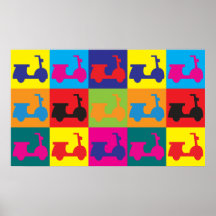 Art de bruit de scooters posters