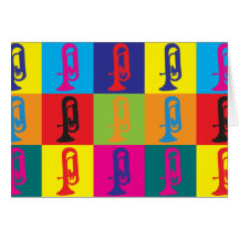 Art de bruit d'euphonium carte