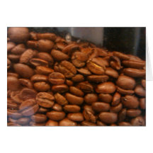 Art de café cartes de vœux