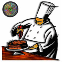 Art de chef de pâtisserie photos en relief