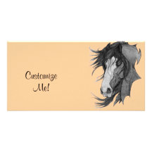 Art de cheval d'étalon de Clydesdale de "esprit" Photocartes
