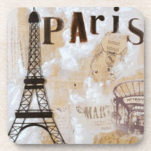 Art de conception de Paris Dessous-de-verre