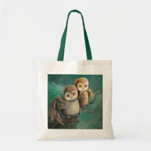 Art de hibou d'amis de hibou sac