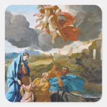 Art de Nicolas Poussin Stickers Carrés