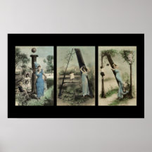 Art de nom de lettre d'alphabet d'IAN Affiches
