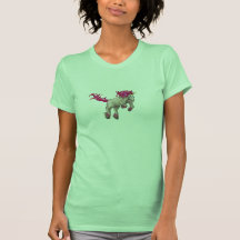 Art de pixel de licorne - rose t-shirts