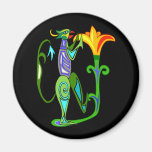 Art déco égyptien avec un aimant de fleur de Lotus