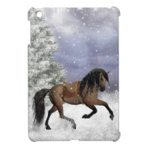 Art équin d'imaginaire de cheval d'hiver