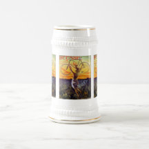 Art français vintage de bicyclette mug à café