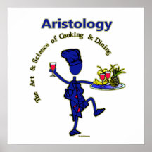 Art gastronome d'Aristology de la cuisine Posters