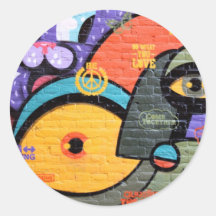 Art-Graffiti urbain de rue Adhésif