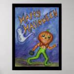 Art heureux d'affiche de Halloween