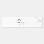 Art heureux de lapin de Pâques ASCII Autocollants Pour Voiture