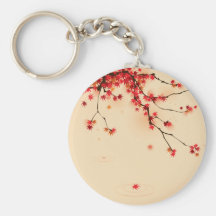 Art japonais d'automne porte-clef