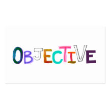 Art juridique scientifique juste rationnel objecti cartes de visite professionnelles