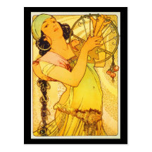 Art-Mucha Carte-Classique 12 Carte Postale