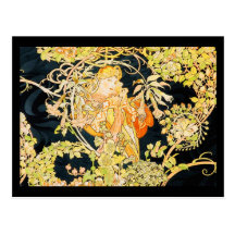 Art-Mucha Carte-Classique 1 Carte Postale