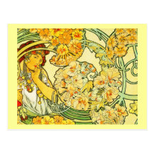 Art-Mucha Carte-Classique 2 Carte Postale