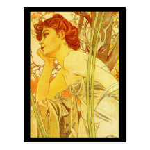 Art-Mucha Carte-Classique 7 Carte Postale