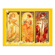 Art-Mucha Carte-Classique 8 Cartes Postales
