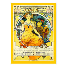 Art-Mucha Carte-Classique/vintage 23 Carte Postale