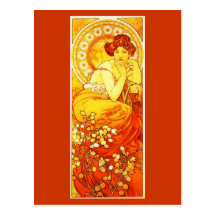 Art-Mucha Carte-Classique/vintage 24 Cartes Postales