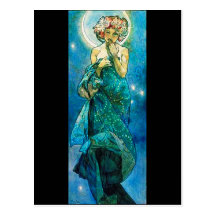 Art-Mucha Carte-Classique/vintage 26 Carte Postale