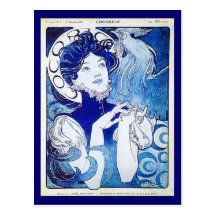 Art-Mucha Carte-Classique/vintage 27 Carte Postale