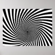 Art op, taille standard de l'illusion optique 5 affiche