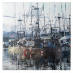 Art pour aquarelle 6" de bateau de pêche tuile déc carreaux