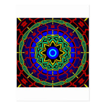 art psychédélique cartes postales