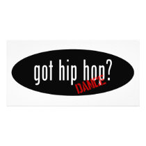 Articles de danse de Hip Hop - hip-hop obtenu Modèle Pour Photocarte