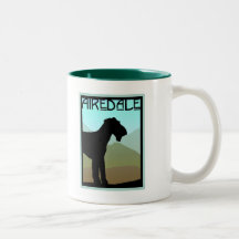 Artisan Airedale Terrier Tasses À Café