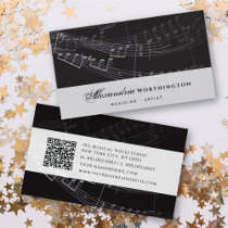 artiste Businesscard de symphonie de musique de fa