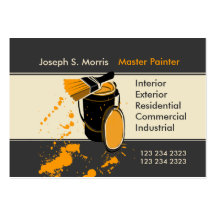 Artiste original unique de peinture de peinture d' cartes de visite professionnelles