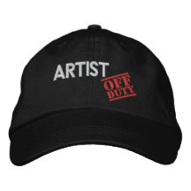 Artiste qui n'est pas de service casquettes brodées