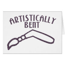 Artistiek Gebogen Wenskaarten