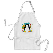 Artistieke Pinguïn Schort