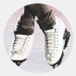 Artistieke Schaatsen Ronde Sticker