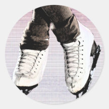 Artistieke Schaatsen Ronde Sticker